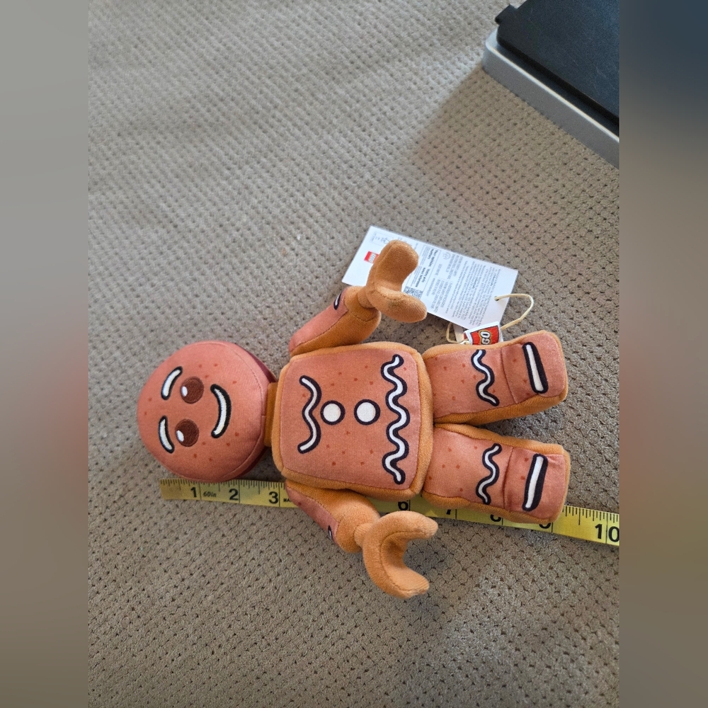 New Gingerbread Lego 9" Plush Collection 2025 172560LL Christmas 2025 Soft Toy - Picture 12 of 16